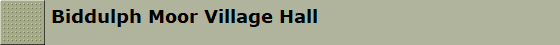 Biddulph Moor Village Hall